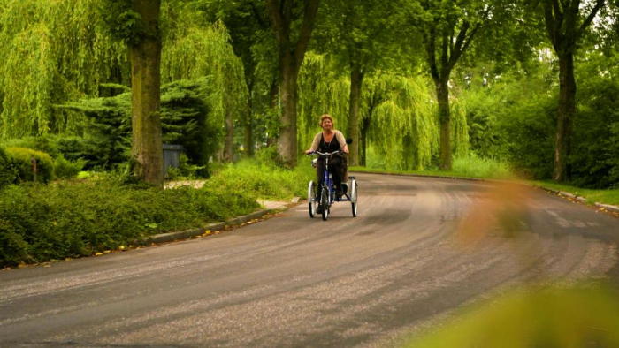 Elektrische driewieler van Marja de Koning