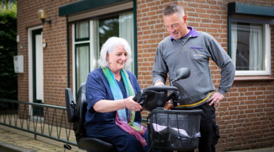 Scootmobiel als hulpmiddel naast rolstoel