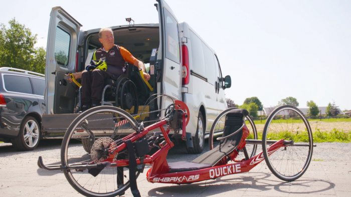 Bas van Loosdrecht handbike Welzorg